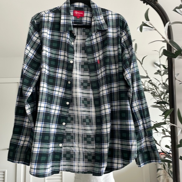 Supreme Plaid Button Down Shirt